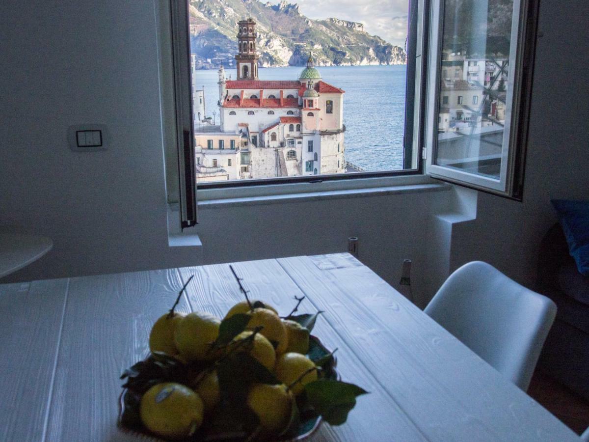 Casa Almagio - Atrani Amalfi Coast - Terrace & Seaview Daire Dış mekan fotoğraf